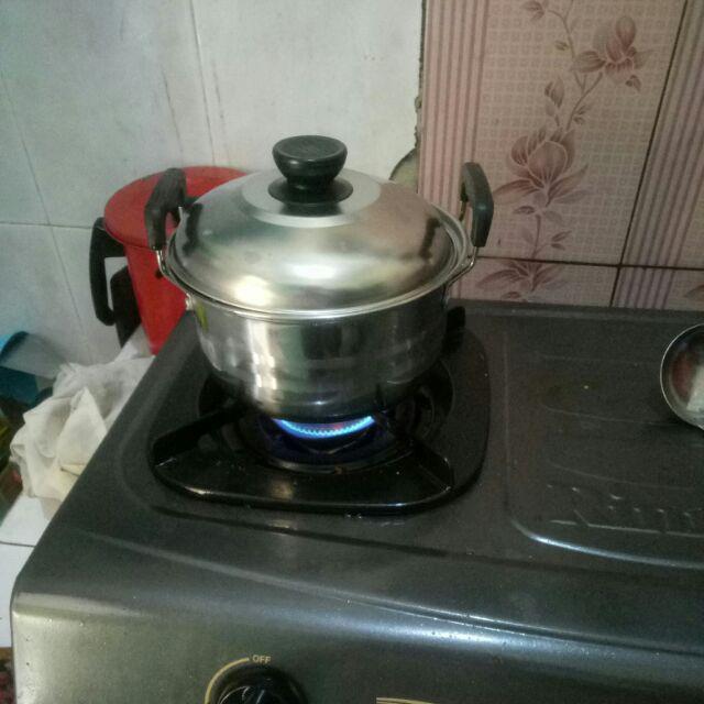 Panci Kingko America High Pots Set 5 Buah  + Gratis Jepit Ikan Stainless Steel