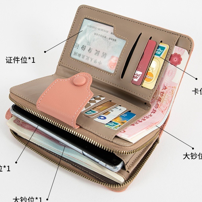 DOMPET LIPAT WANITA KOREA KULIT KEKINIAN KECIL SLOT KARTU UANG SIMPLE GILIVA REMAJA MINI BRANDED BATAM CEWEK MURAH TIPIS PREMIUM