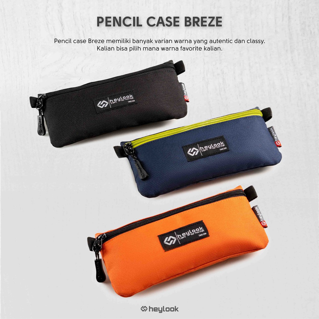 HEYLOOK Project - Tempat Pensil Kotak Pensil BREZE Pencil Case Kostak Anak Atk Sekolah Kuliah Kantor Kerja