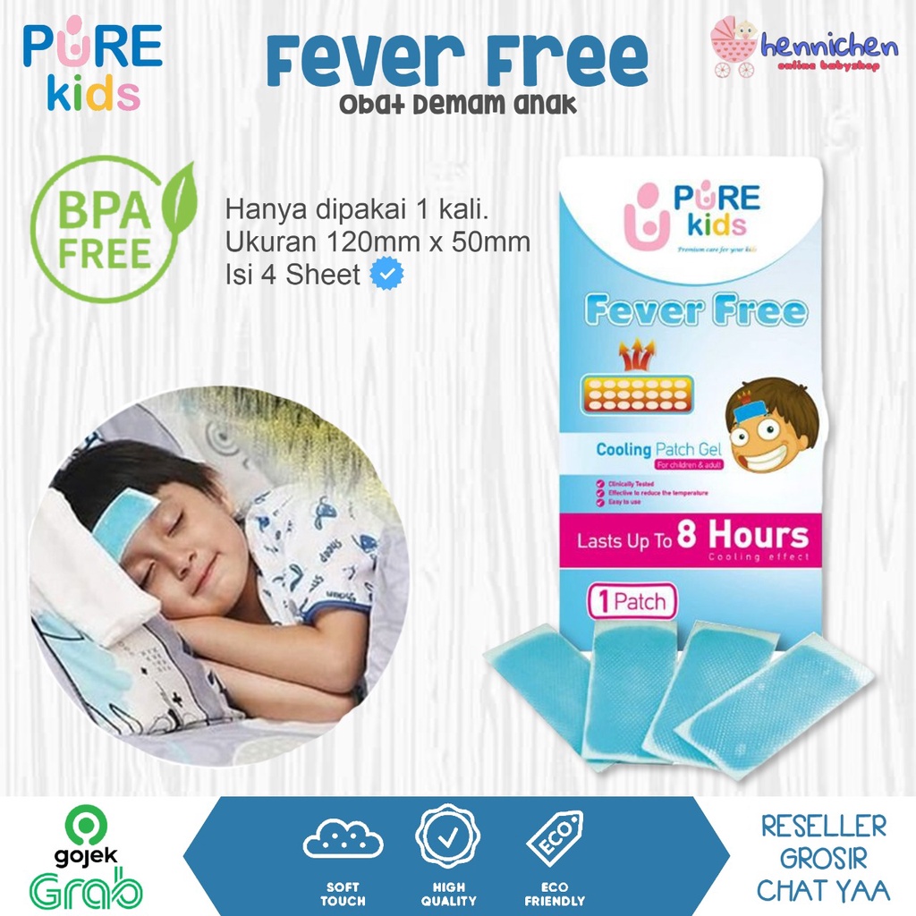 Pure BB Baby &amp; Kids - Fever Free / Obat Demam anak / bayi