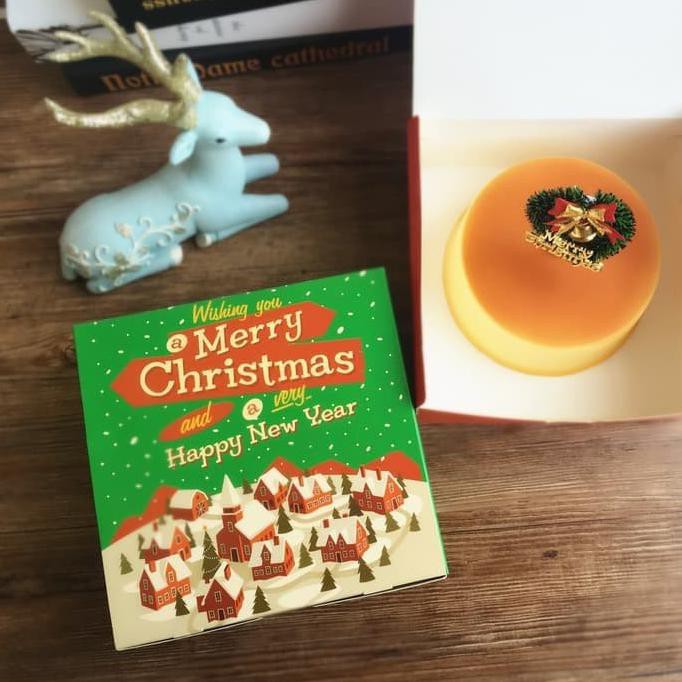 

Gift Box Natal Model Rumah Packaging Edisi Santa Pohon Lucu Kotak Kado