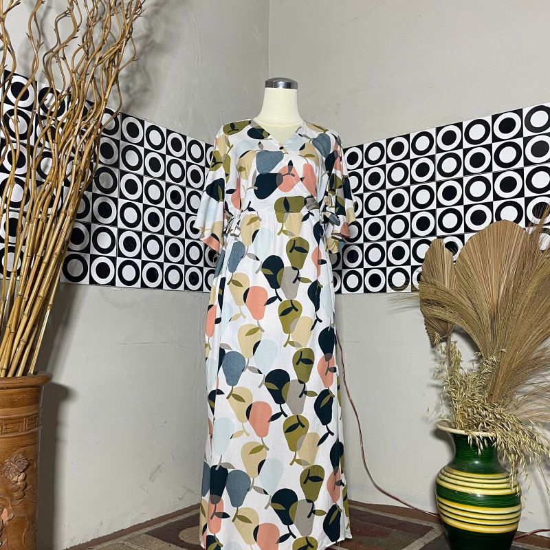 BESTSELLER DASTER KIMONO LENGAN LONCENG RAYON PREMIUM LD 120 PB 125 BUSUI FRIENDLY-Motif 24