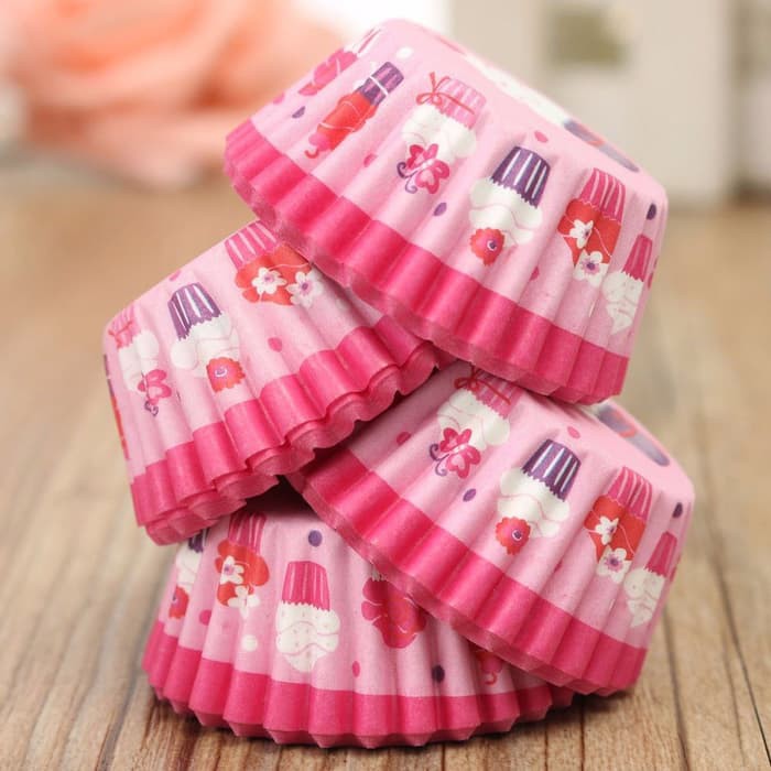 Cupcake Liner - Kertas Cupcake Motif_3 x 2 cm (100pcs)