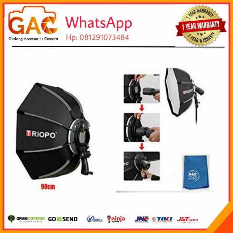 paket GAC flash GODOX TT-685 II Canon+ triger X2t canon+ triopo KS-90 + Lightstand Takara spirit 3