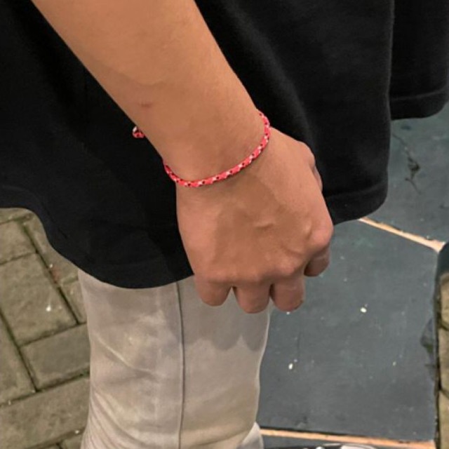BISA COD  Gelang Tali Paracord Gelang Corak/ Simple Gelang Pria Gelang Cowok / Gelang Couple Simple