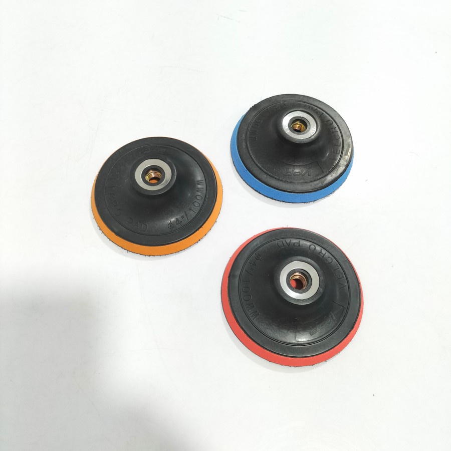 Tatakan Amplas Bulat 4&quot; (inch) / Pad amplas Bulat grinda