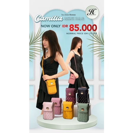 JIMS HONEY CAMILIA MINI BAG dompet hp selempang wanita tas selempang sling bag kecil tempat handpone