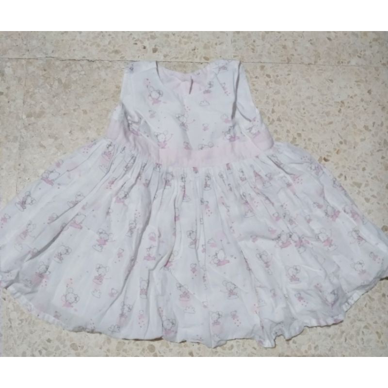 SET DRESS + CARDIGAN BAYI PEREMPUAN MOTHERCARE (PRELOVED)