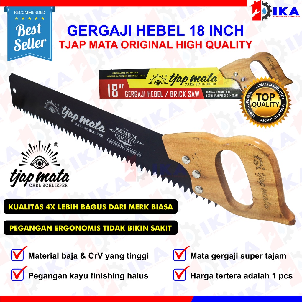 GERGAJI HEBEL BATA RINGAN 18&quot; TJAP MATA ASLI / GERGAJI HEBEL 18 INCH TERMURAH Gergaji Hebel - Bata Ringan Amphibious Saw GERGAJI BATA RINGAN / HEBEL