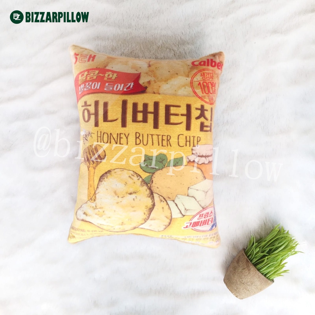 Bizzarpillow Bantal Snack Tempel Korea Custom Size M BZ194