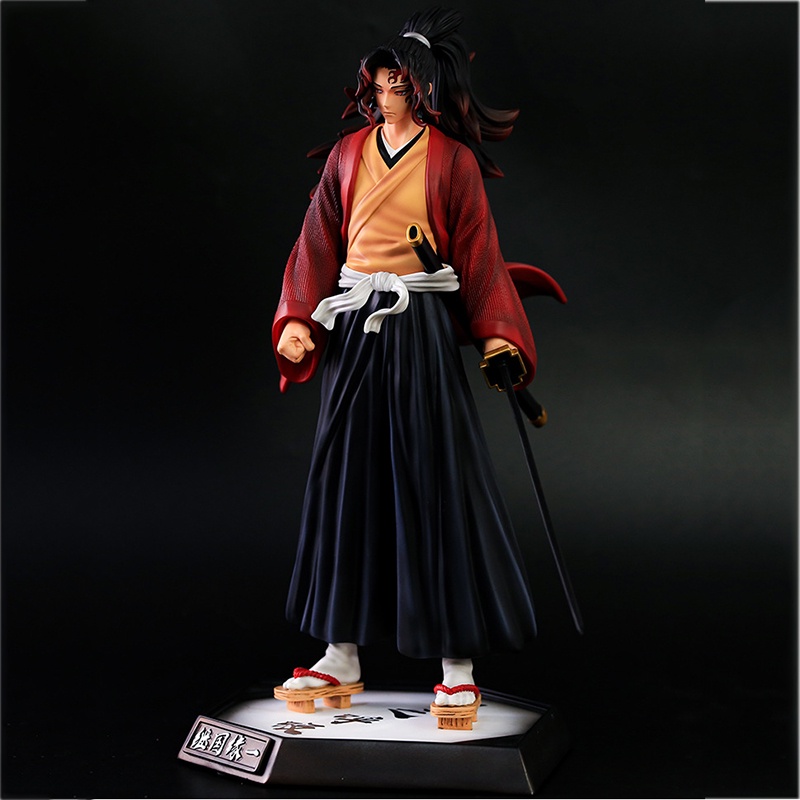 Mainan Action Figure Model Anime Demon Slayer Kimetsu No Yaiba Tsugikuni Yoriichi Tanjirou Ukuran 30cm Untuk Hadiah Anak Laki-Laki