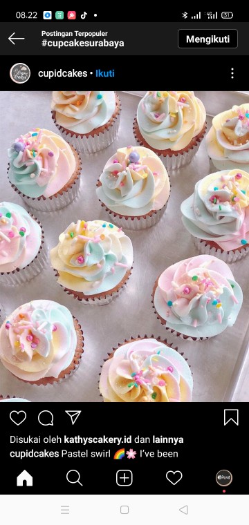 Topper Cupcake Birthday Unicorn Flower Custom -isi 20 Pcs