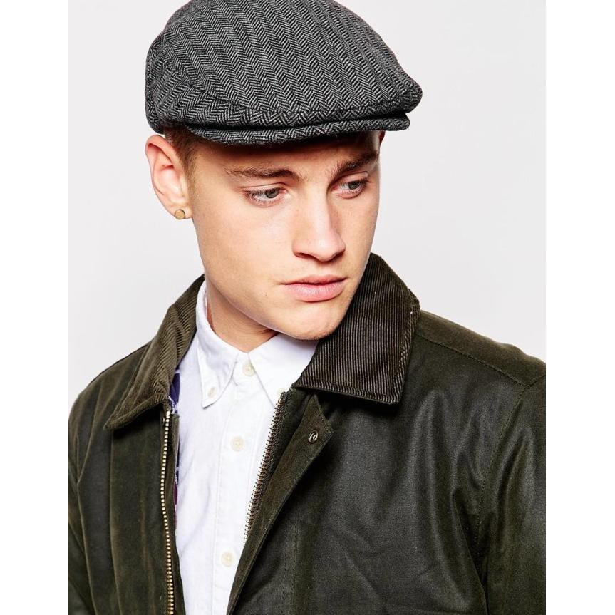 Topi Brixton Holigan Snap Cap grey/Black Original - GREYBLACK, M