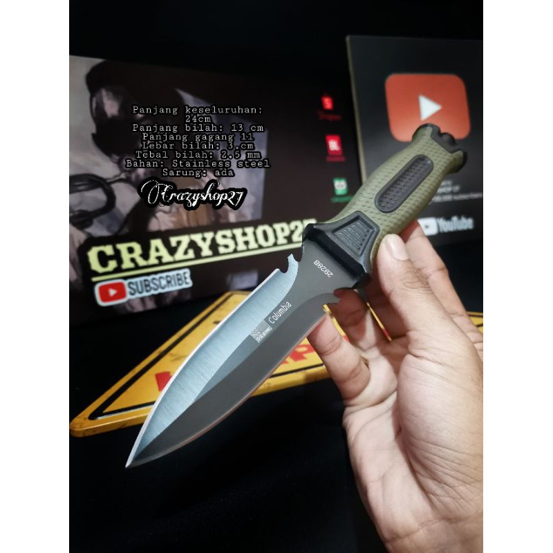 BERKUALITAS Peralatan Survival & multifungsi 2928B / Survival Kit / Survival / Pisau Survival