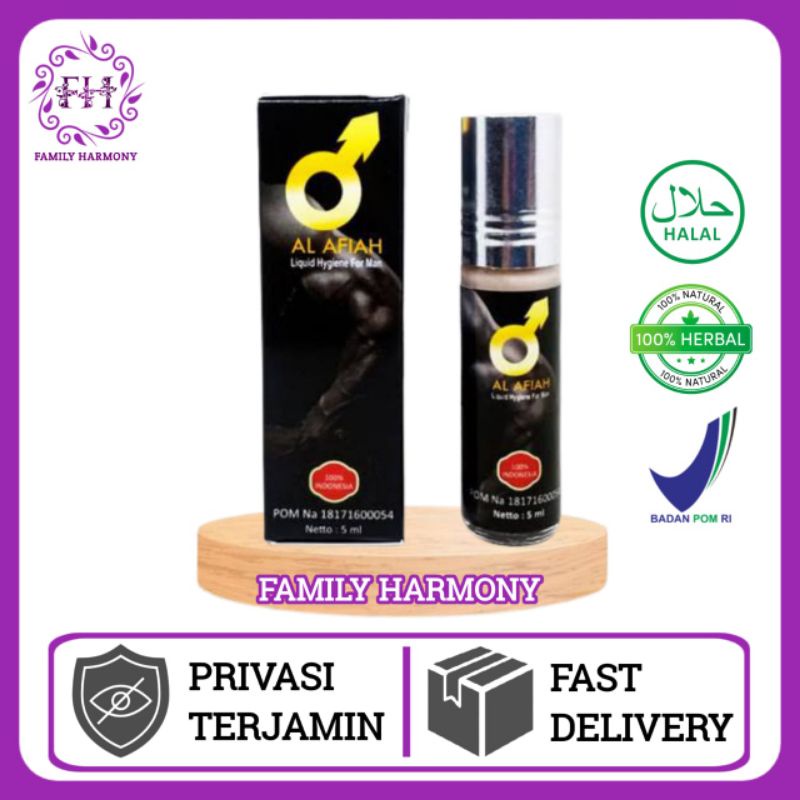 Al Afiah Obat Oles Herbal Original Peningkat Stamina Pria Kuat Tahan Lama