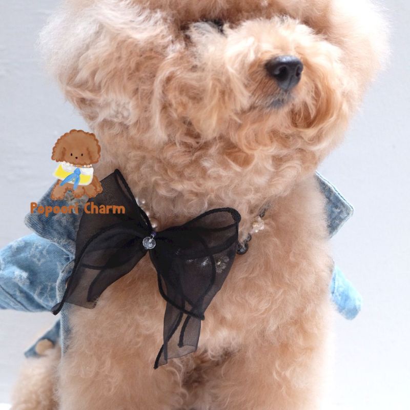 Popoori Coco Ribbon / Accesories Hewan / Accesories Anjing / Kalung Hewan / Kalung Anjing