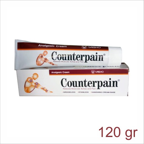 COUNTERPAIN CREAM 120 GR - MEREDAKAN NYERI OTOT