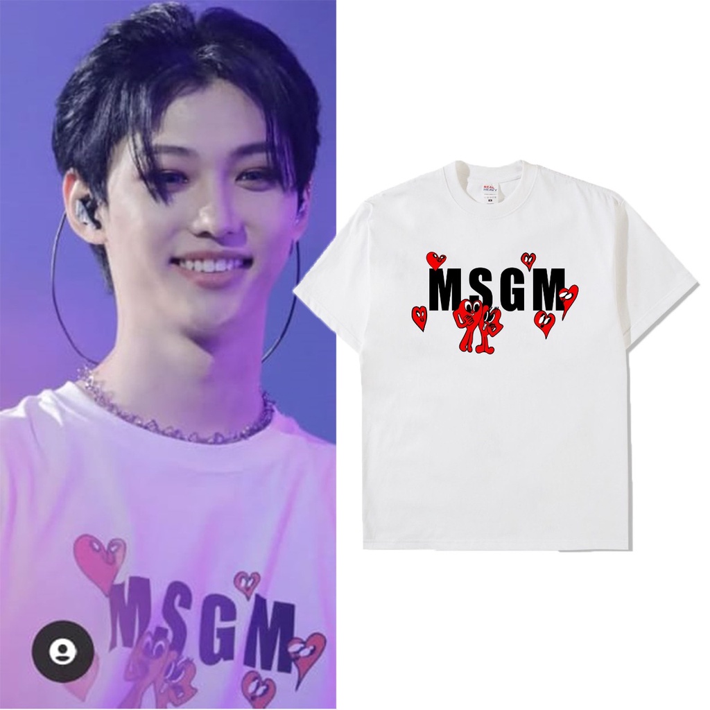 Kaos straykids hyunjin msgm Unofficial