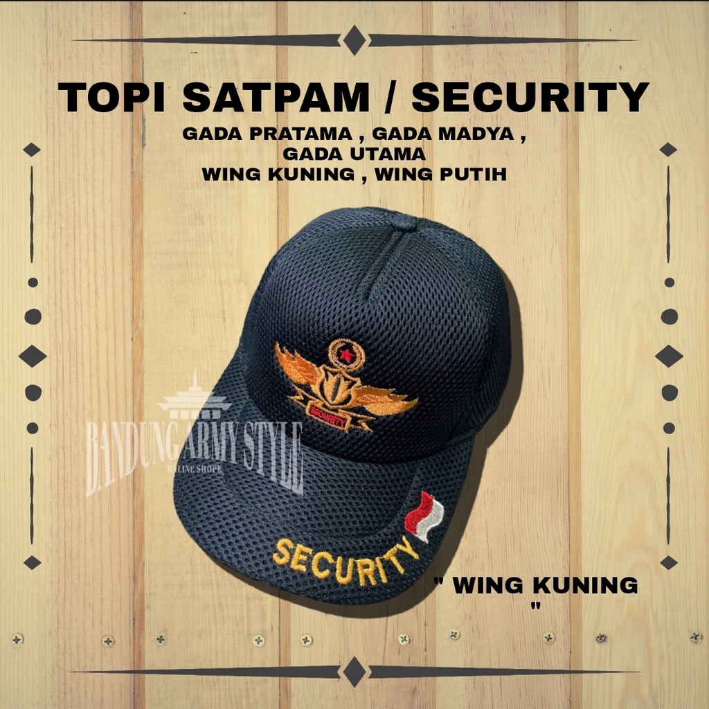 TOPI SECURITY MODEL BARU PDH PDL