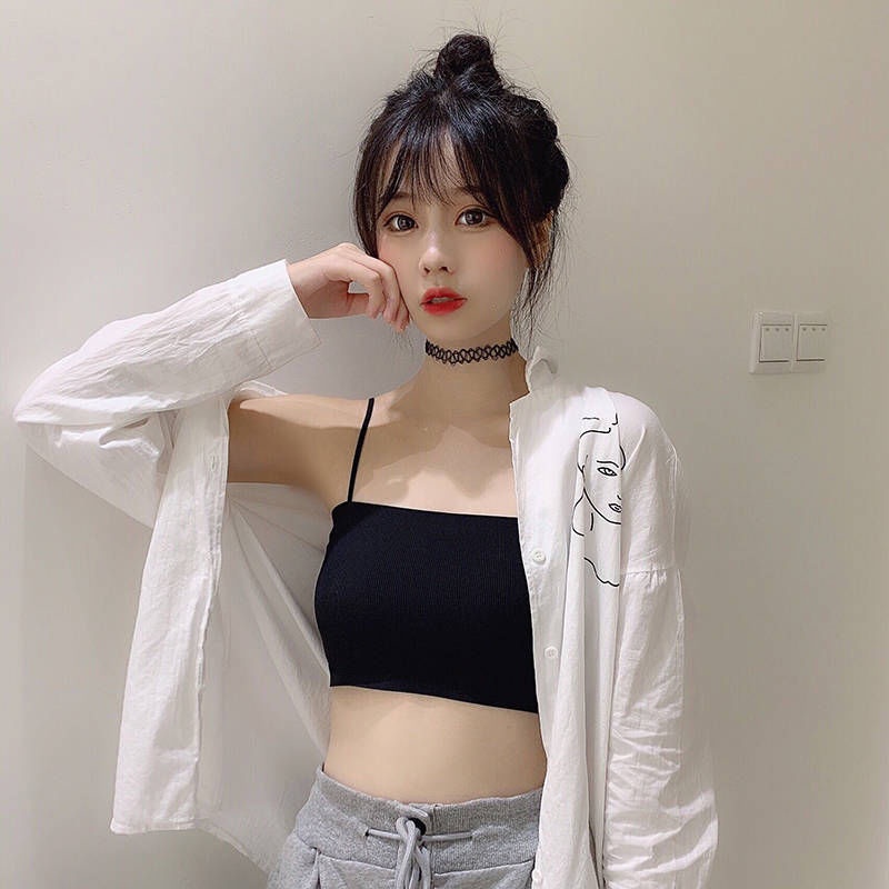 Bra Wanita Tanpa Kawat Bahan Halua Pakaian dalam Wanita Bralette MALL SHOPPING
