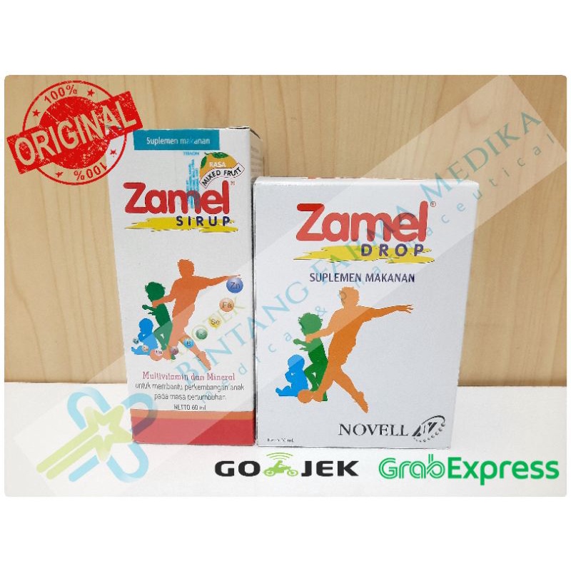 Jual Zamel Drop/Zamel Syrup/Vitamin Anak-anak | Shopee Indonesia
