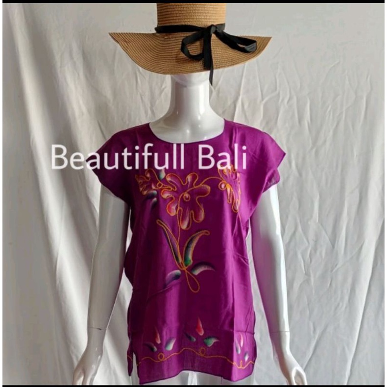 ATASAN LUKIS BALI XL/BAJU ATASAN WANITA BALI