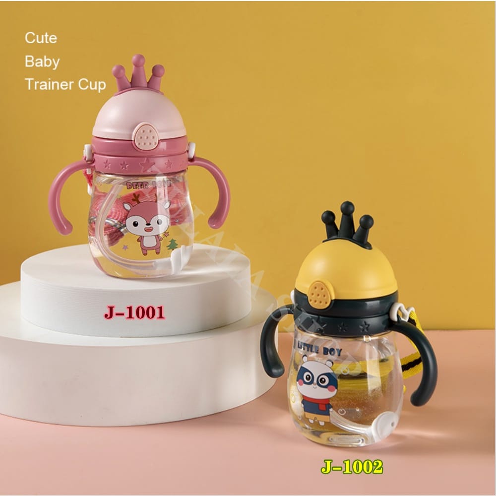 [SmallBell SHOP]BOTOL JERAMI ANAK / Botol Minum Bayi Sedotan Lucu Anak / Botol Kartun /Botol Minum Anak/Karakter Rabbit Bear Tutup Clip / Import / Botol Minum Bayi Gelas Anak Balita Training Cup Baby Viral