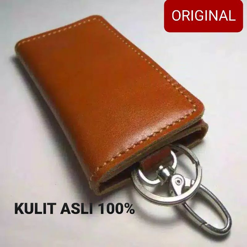 Dompet Stnk Gantungan kunci motor Kulit Asli Gantungan Kunci Mobil Anti Api anti Air Elegant