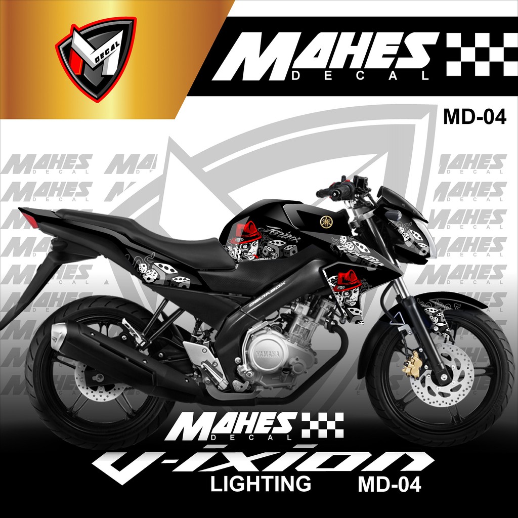 Jual Decal Sticker Variasi Fullbody New Vixion Lighting Dekal Stiker Vixion NVL MD 04 Indonesia Shopee Indonesia