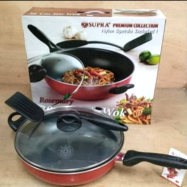 Sale Supra Penggorengan Wajan Supra Stir Wok 32 Cm Teflon Rosemary Tebal WGGJRRdt0aqlyX