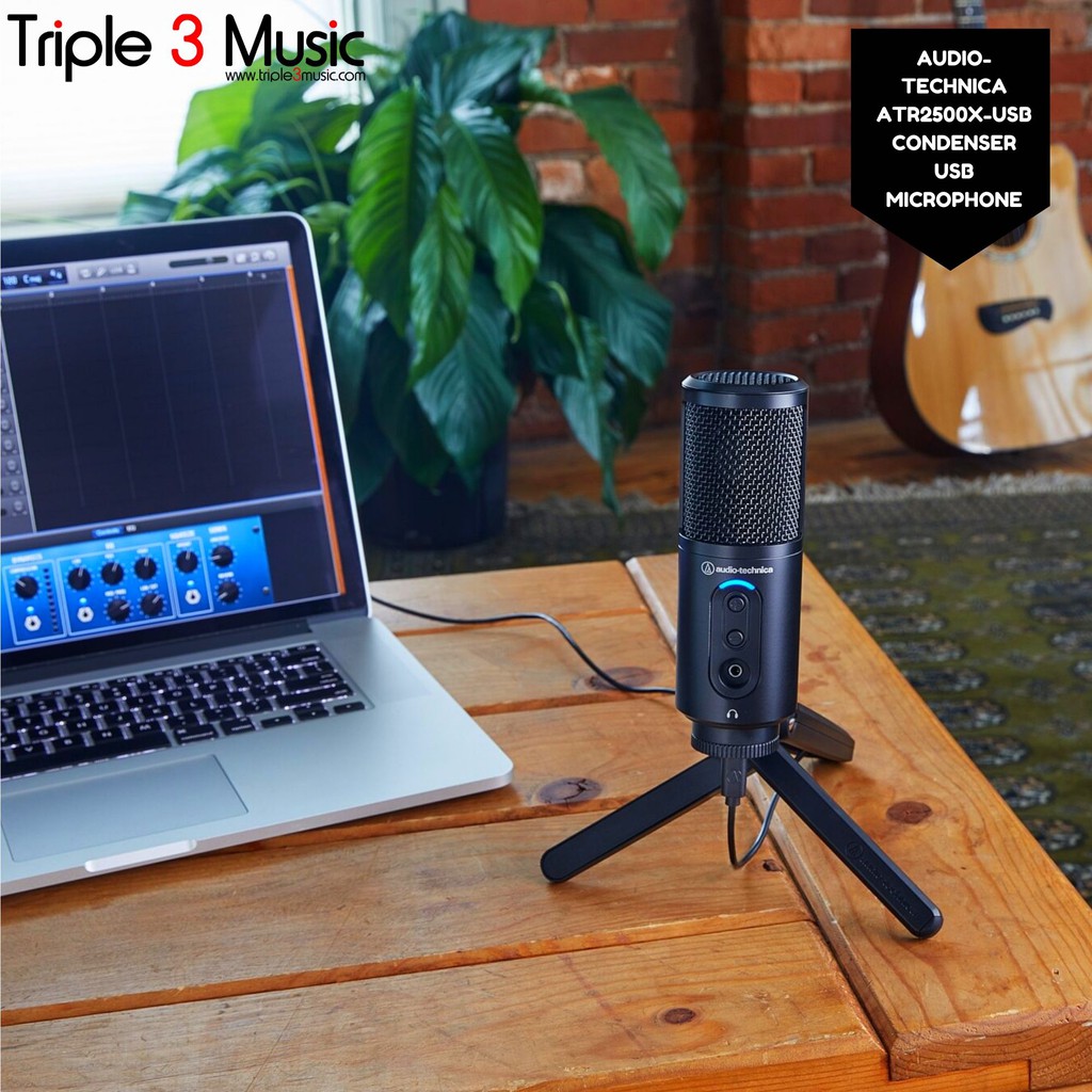 Audio Technica ATR2500x ATR2500 USB Mic USB Condenser podcast