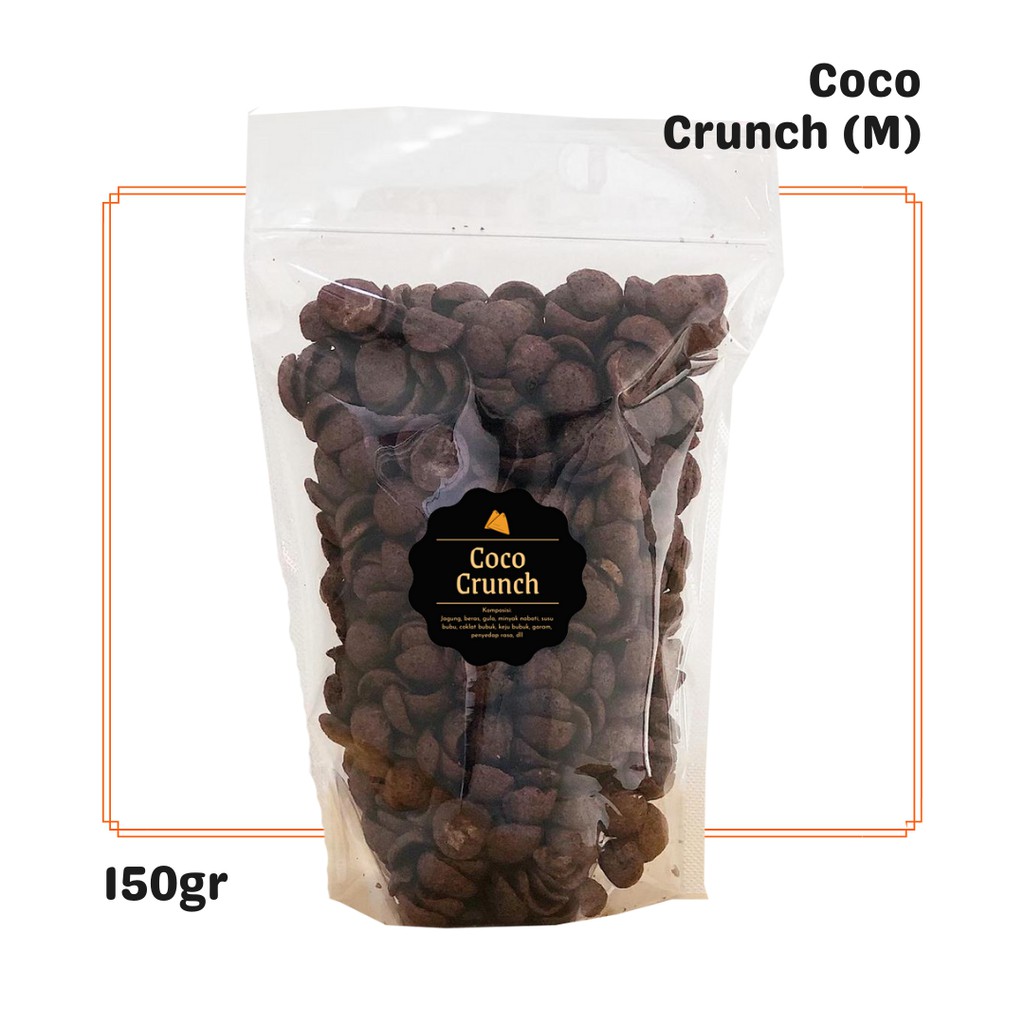

Coco Crunch (M) 150gr / Snack Cemilan / Sereal Cokelat / Coklat Cococrans Koko