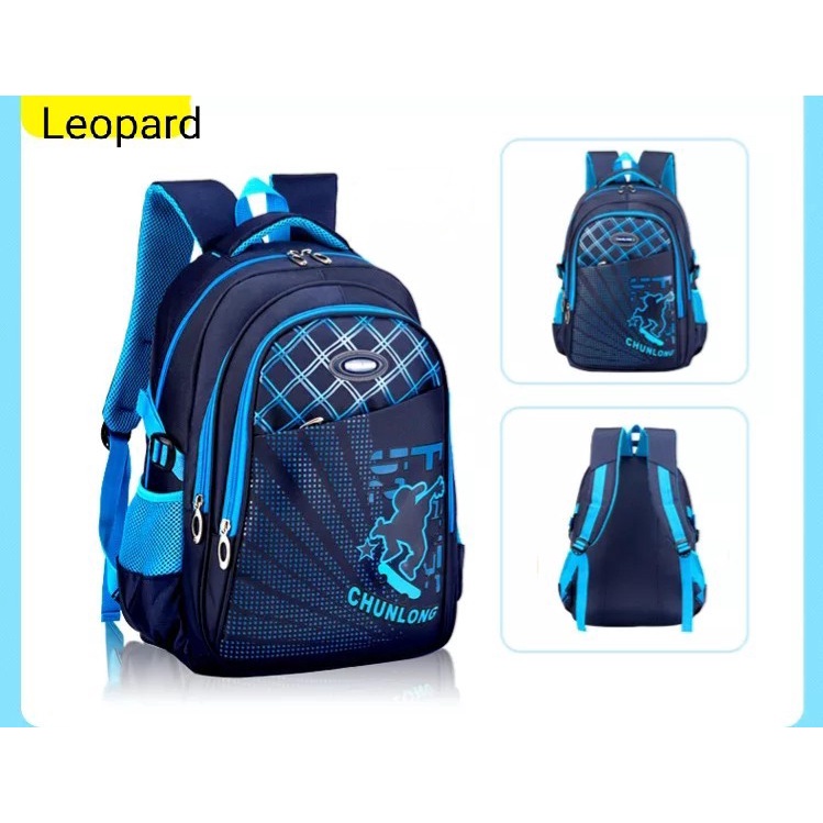 BATOSAI CHUNLOW - Tas Ransel Kasual Pria Tas Ransel Outdoor Tas Laptop Tas Sekolah Tas Unisex Tas Fashion Pria