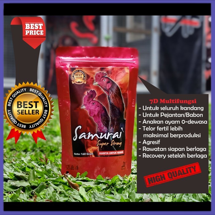 

✔ COD ✔ Samurai Super Strong ( Multifungsi) Jamu Ayam Siapan, Recovery, + Obat