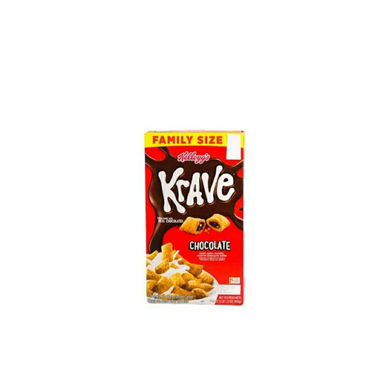 

Kellogg's Krave Chocolate 17.3oz | Sereal sarapan