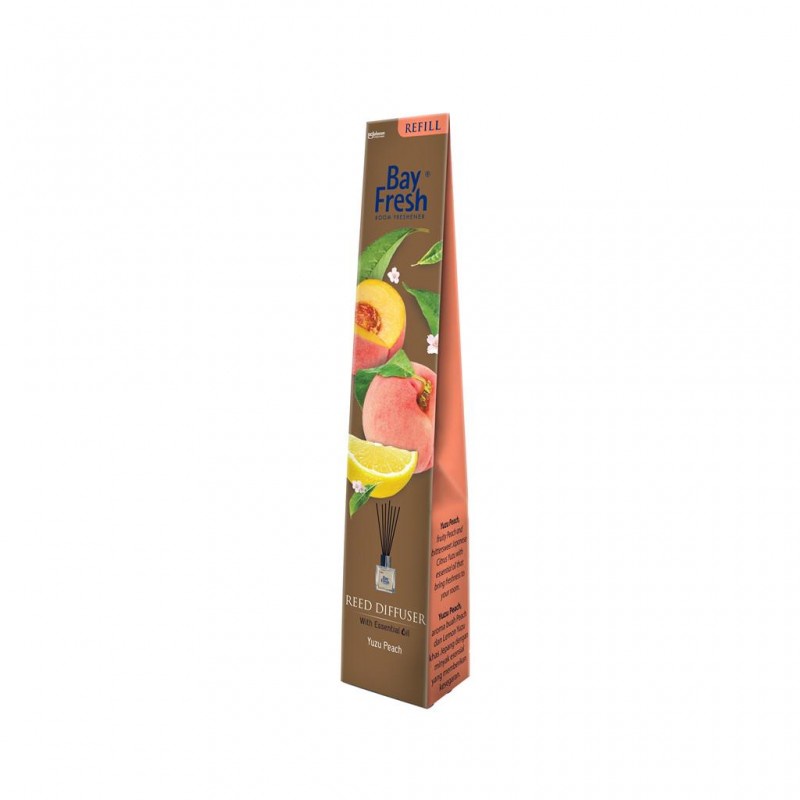 Bayfresh Reed Diffuser Device Pengharum Ruangan Refill - Yuzu Peach