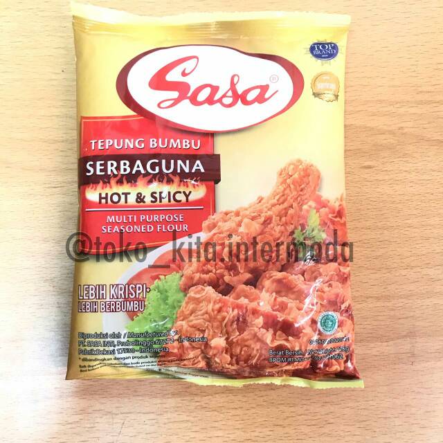 

Tepung Bumbu Serbaguna Hot & Spicy SASA