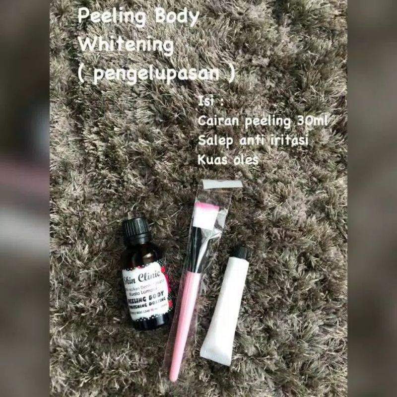 peeling whitening Lchie racikan ( pengelupasan )