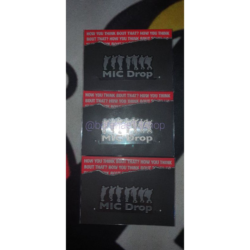 [READY STOCK] BTS Official Themed Merch - Mic Drop Bookmark / DNA Nail Buff