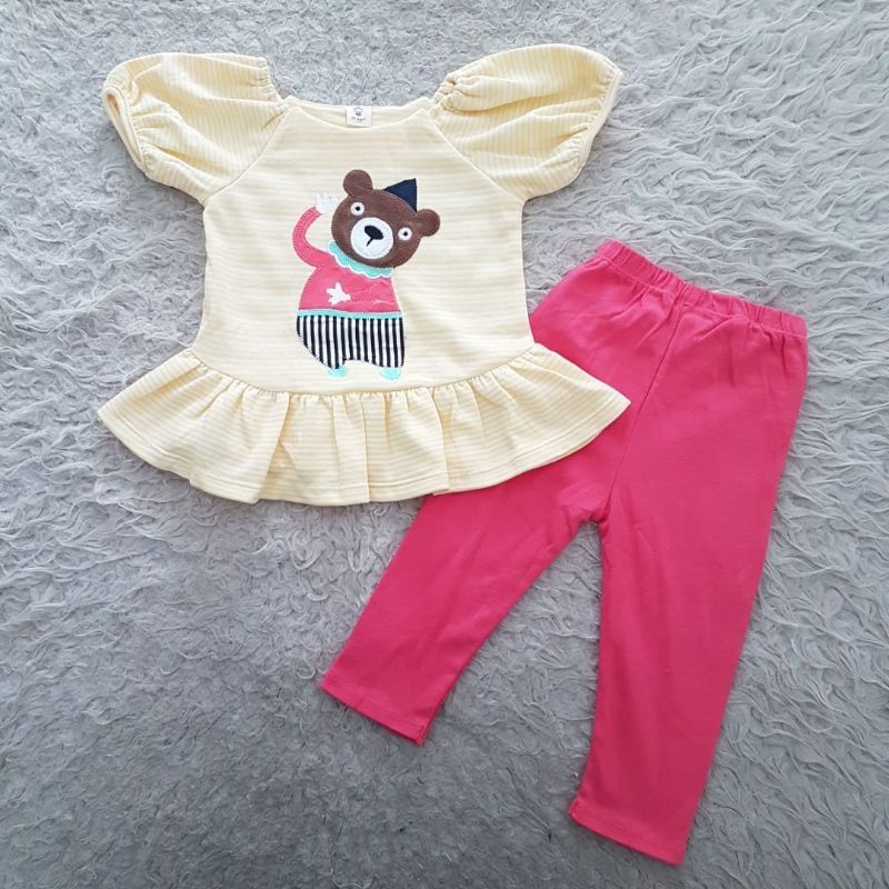 baju bayi Bear Casual Set