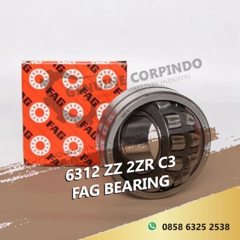 6312 ZZ 2ZR C3 FAG BEARING