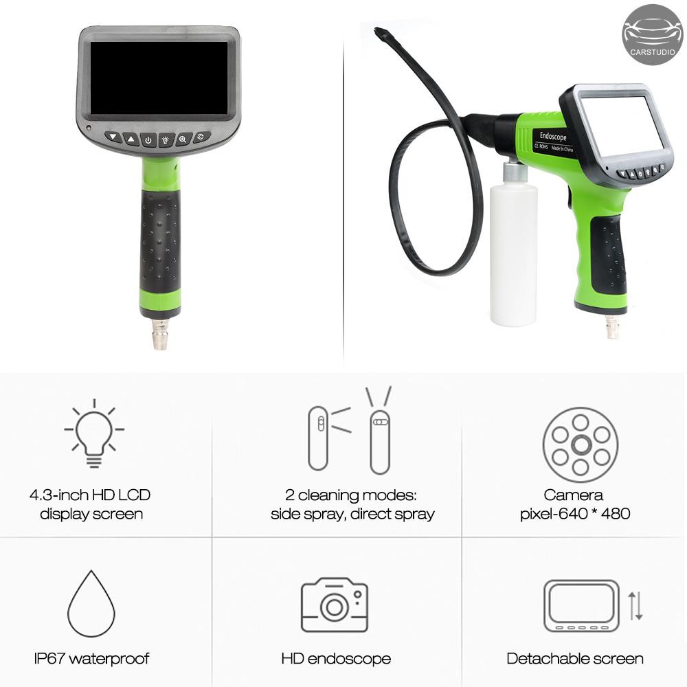 Kamera Inspeksi Pembersih Pipa Ac Mobil Dengan Display Lcd-6