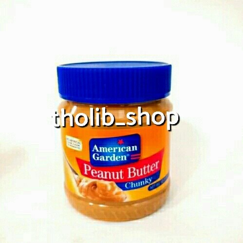 

American garden peanut butter chunky 340 gr