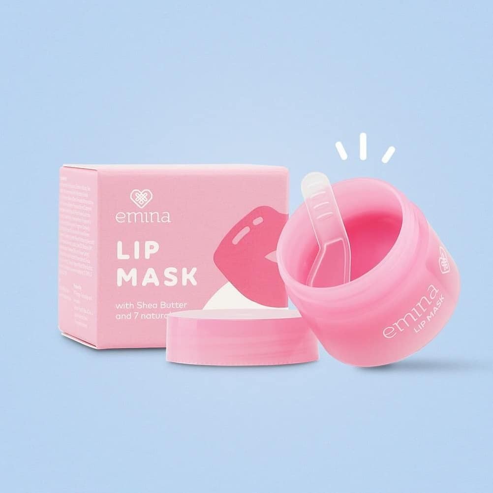 ✿ MADAME ✿ EMINA SUGAR RUSH LIP MASK SCRUB - SCRUB MASKER BIBIR GULA BY EMINA BPOM