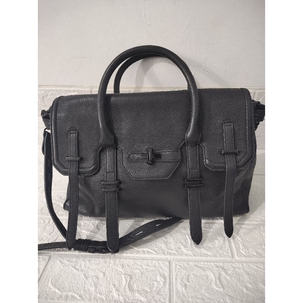preloved tas kerja hitam rebecca minkoff