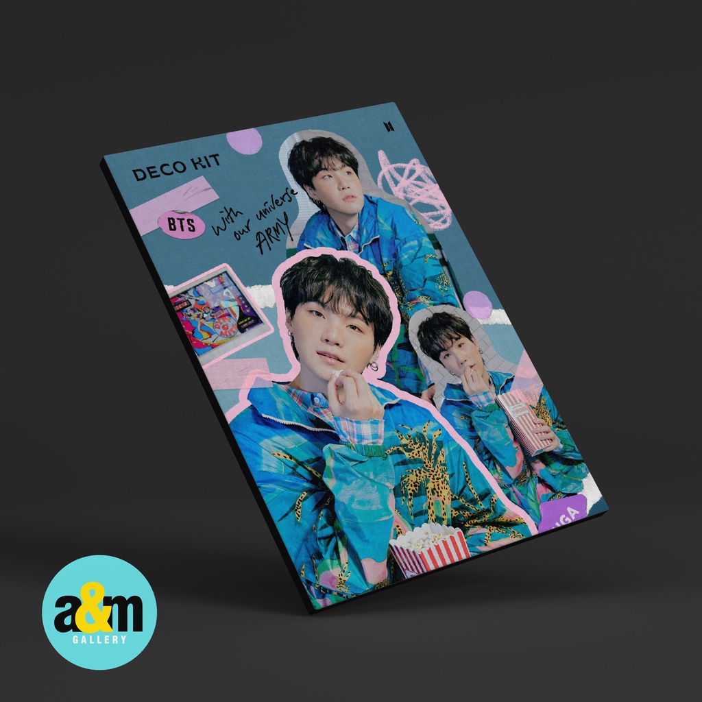 Poster Kayu BTS SPECIAL DECO KIT JIMIN V RM J-HOPE SUGA JUNGKOOK JIN Hiasan Dinding Dekorasi Kamar I Poster Kayu K-POP Dekorasi Kamar - A&amp;M