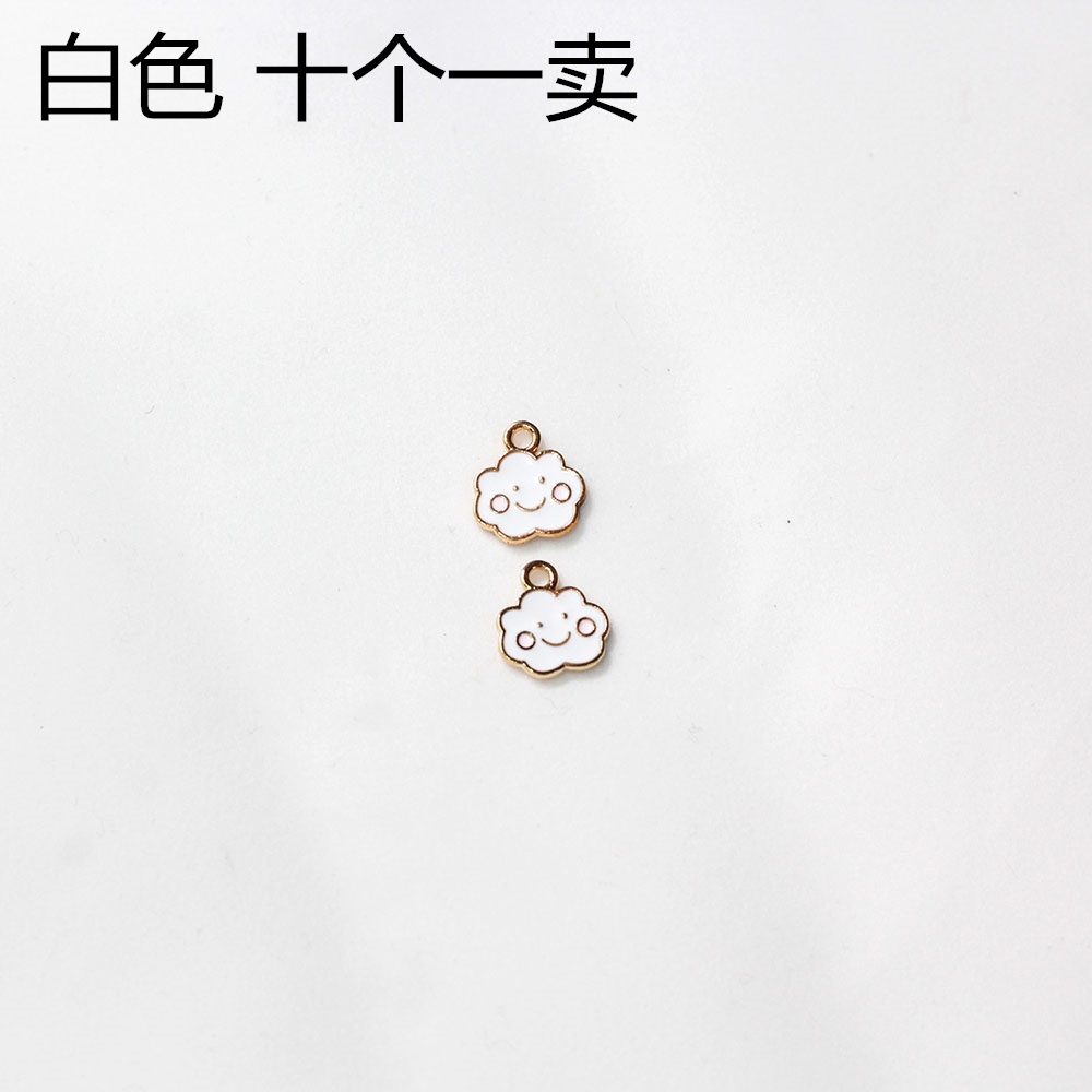 CHARMS 10pcs Liontin Bentuk Awan Untuk Dekorasi Anting