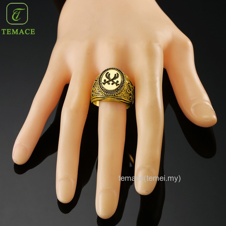 ✨TEMACE✨ Cincin Tauhid Islam Muslim Pedang Azimat Cincin Lapis