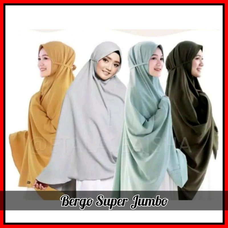 BERGO HANNAH MARYAM JUMBO XXXL WOLFIS BERGO MARYAM JUMBO TALI TERBARU BERGO BISA COD