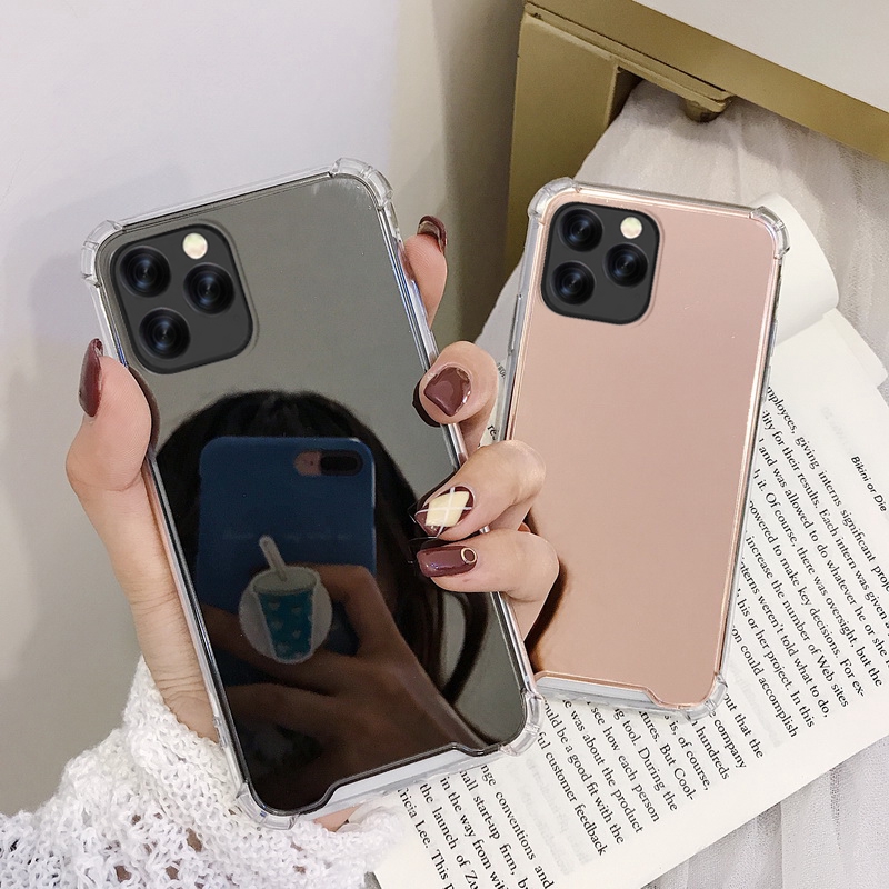 Soft case Bahan Akrilik Anti Jatuh Untuk iphone 13 Pro Max 12 11 Pro Max X XR XS Max 7 8 6 6s Plus